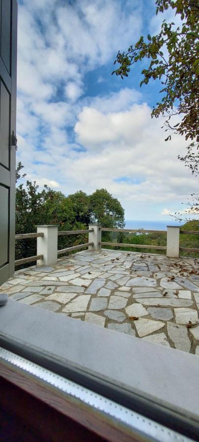 Delux house in Tsangarada Villa Tsagarada Bagian luar foto