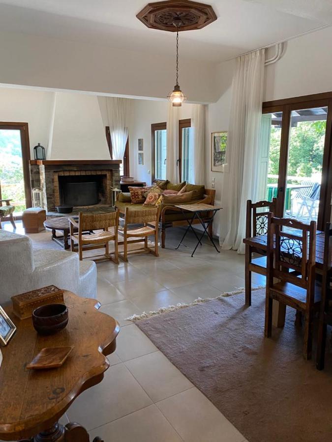 Delux house in Tsangarada Villa Tsagarada Bagian luar foto
