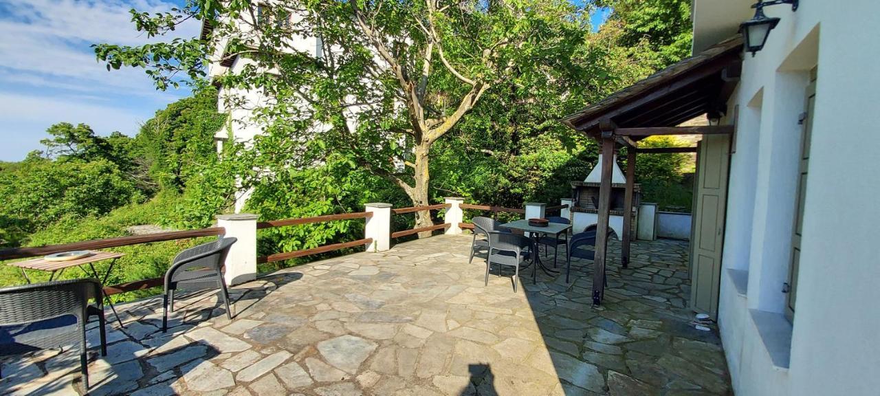 Delux house in Tsangarada Villa Tsagarada Bagian luar foto